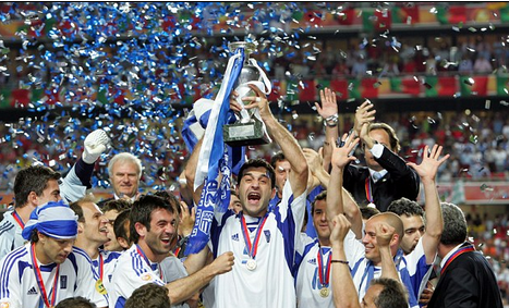 2004年希腊夺冠创造奇迹