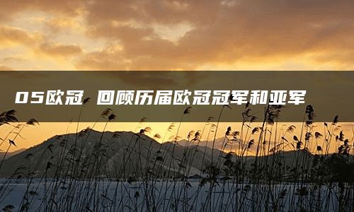 51. 2005-06赛季：巴塞罗那（冠军）、阿森纳（亚军）