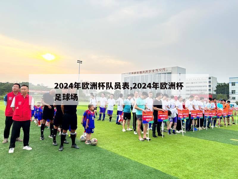 2024年欧洲杯队员表,2024年欧洲杯足球场